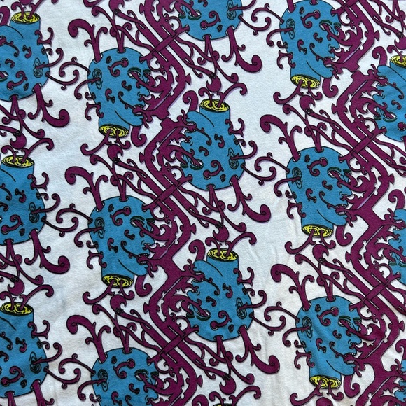 2000s Streetwear psychedelic all over print short sleeve Tshirt, new unworn cond - Picture 2 of 7